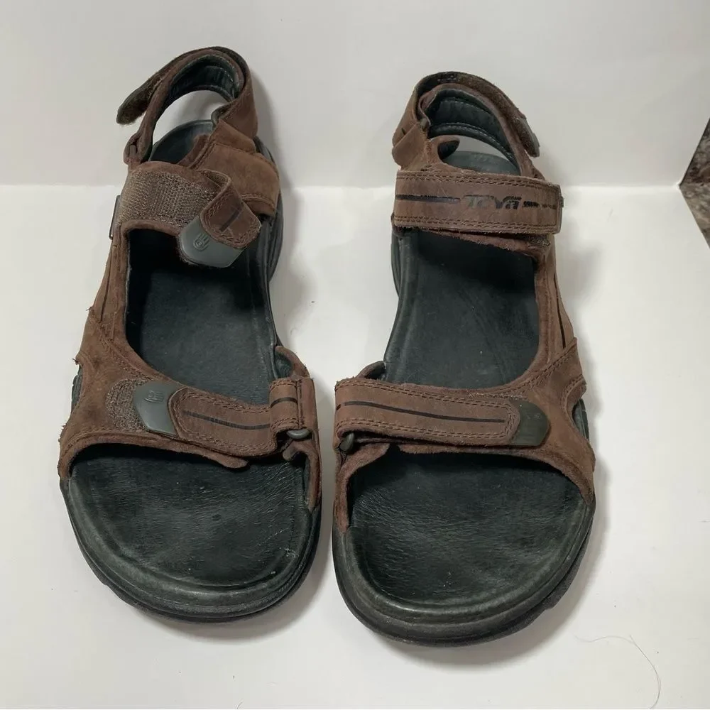Teva Brown Velcro Outdoor Athletic Sandals